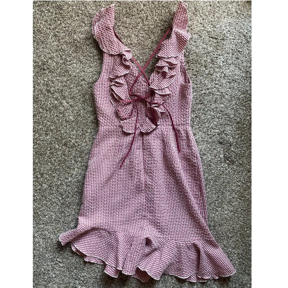 WAYF Ruffle Mini Dress - Picture 6 of 6